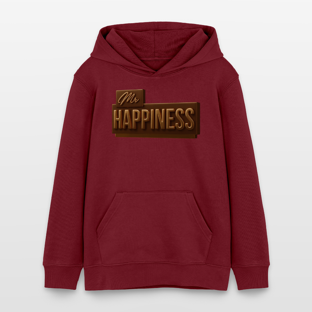 EcoVibe Teen Hoodie - burgundy