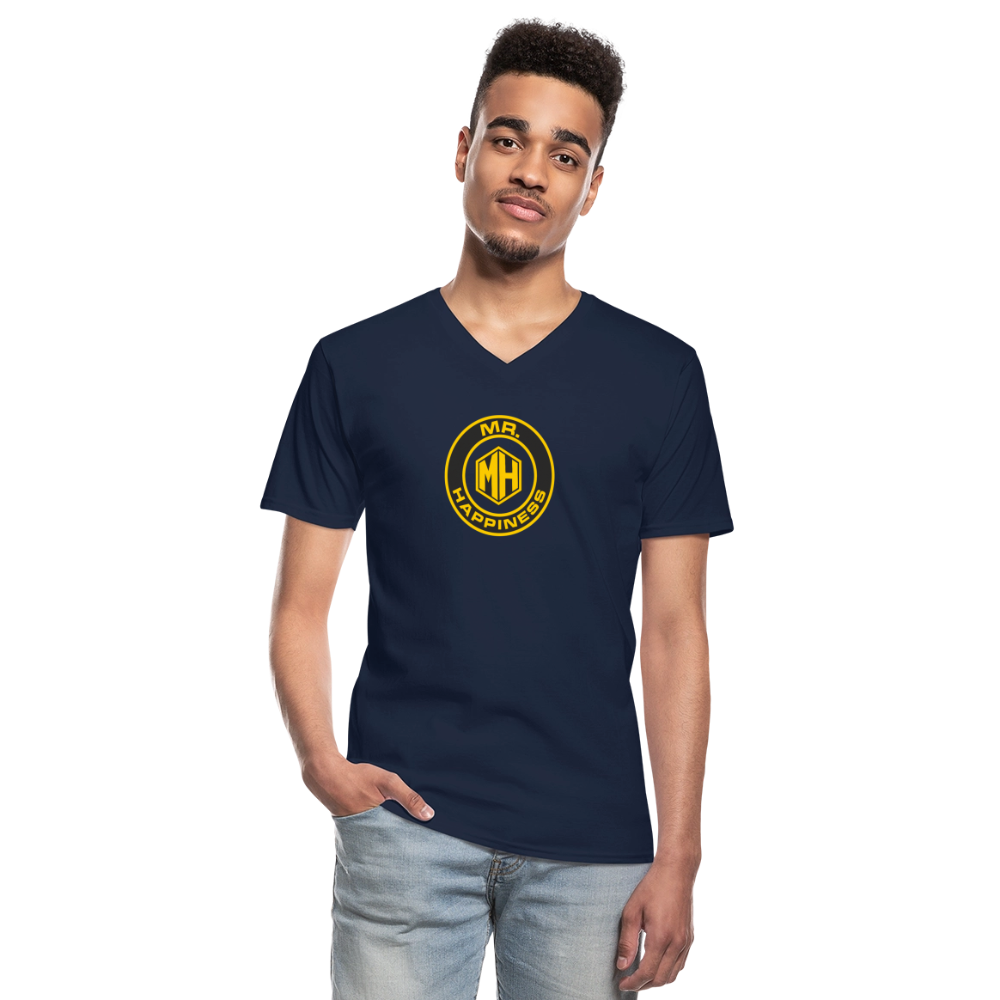 enjoytoday V-Neck T-Shirt - navy