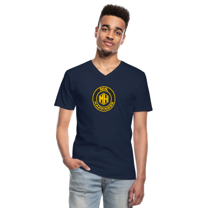 enjoytoday V-Neck T-Shirt - navy