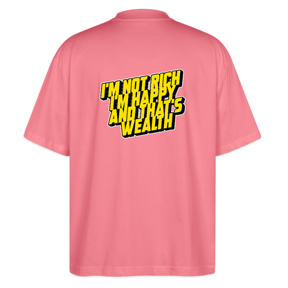 Oversized Unisex Organic T-shirt Blaster - pink joy 