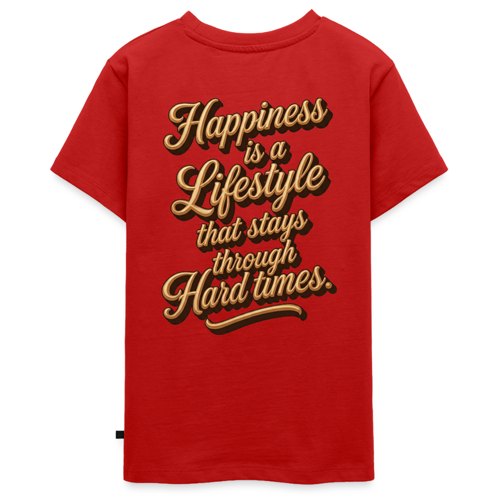 The 😄 Good Vibes Only Tee - red