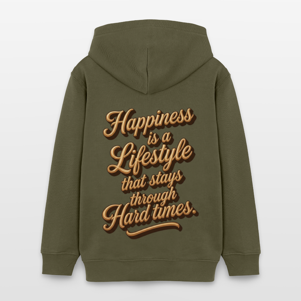 EcoVibe Teen Hoodie - khaki