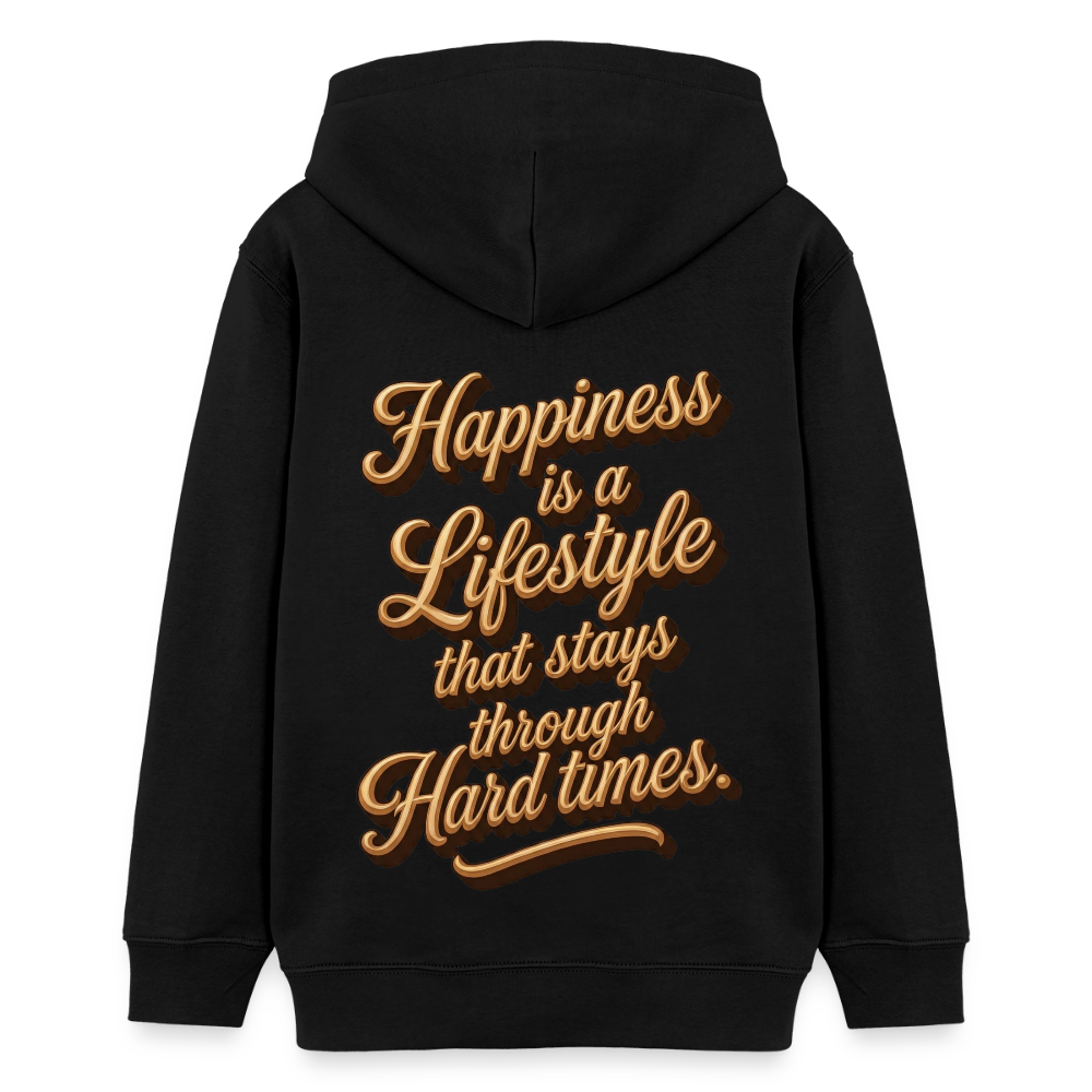 EcoVibe Teen Hoodie - black