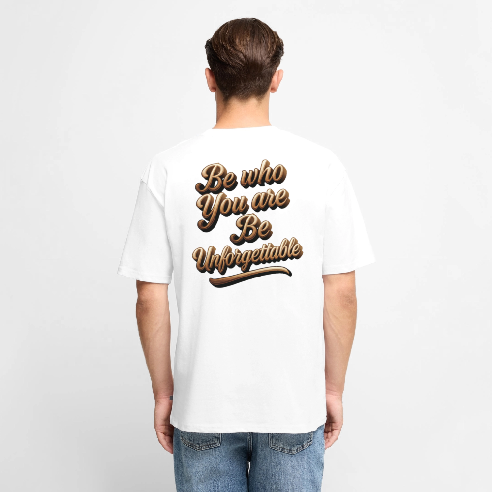 Cappuccino Oversized Organic Tee - white