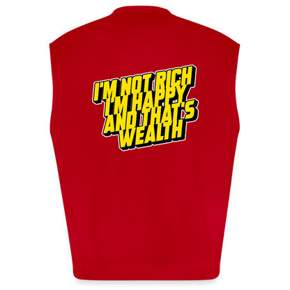 Heavyweight Oversized Organic Tank Top - red