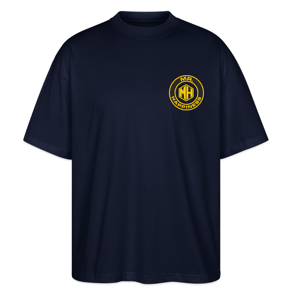 MH ALIVE Oversized Unisex Organic T-shirt Blaster - navy