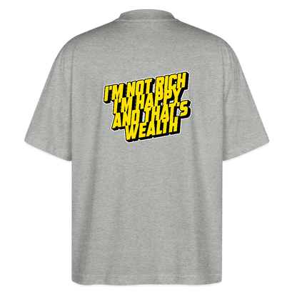 Oversized Unisex Organic T-shirt Blaster - heather grey