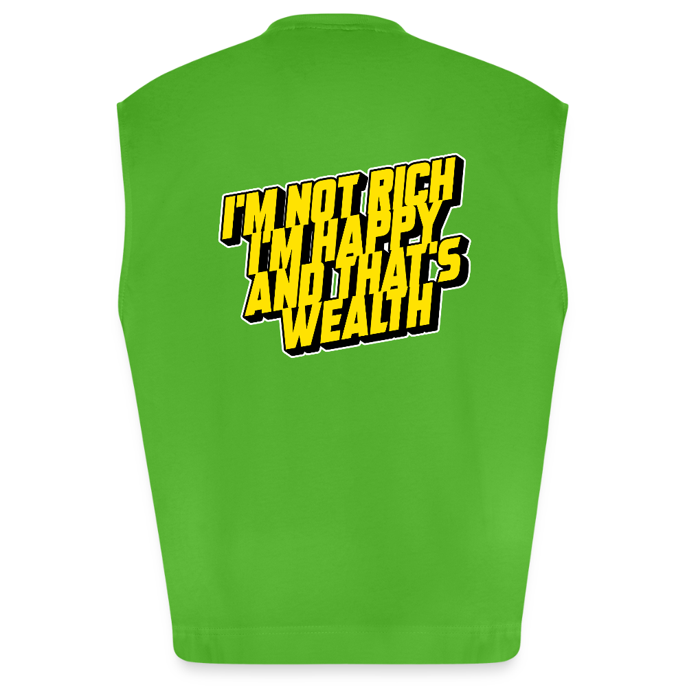 Heavyweight Oversized Organic Tank Top - Apple Neon
