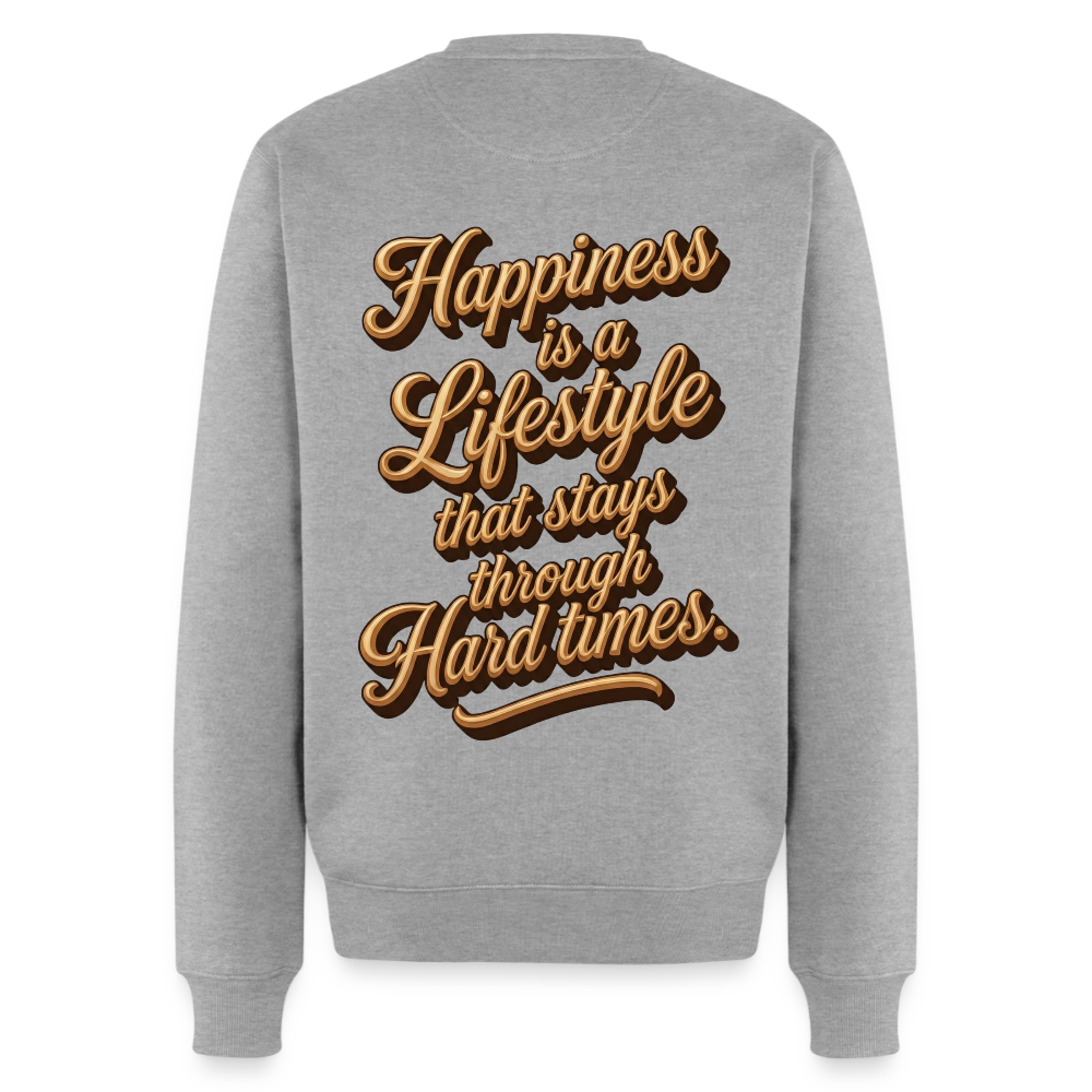 Happiness Premium Sweatshirt - heather grey