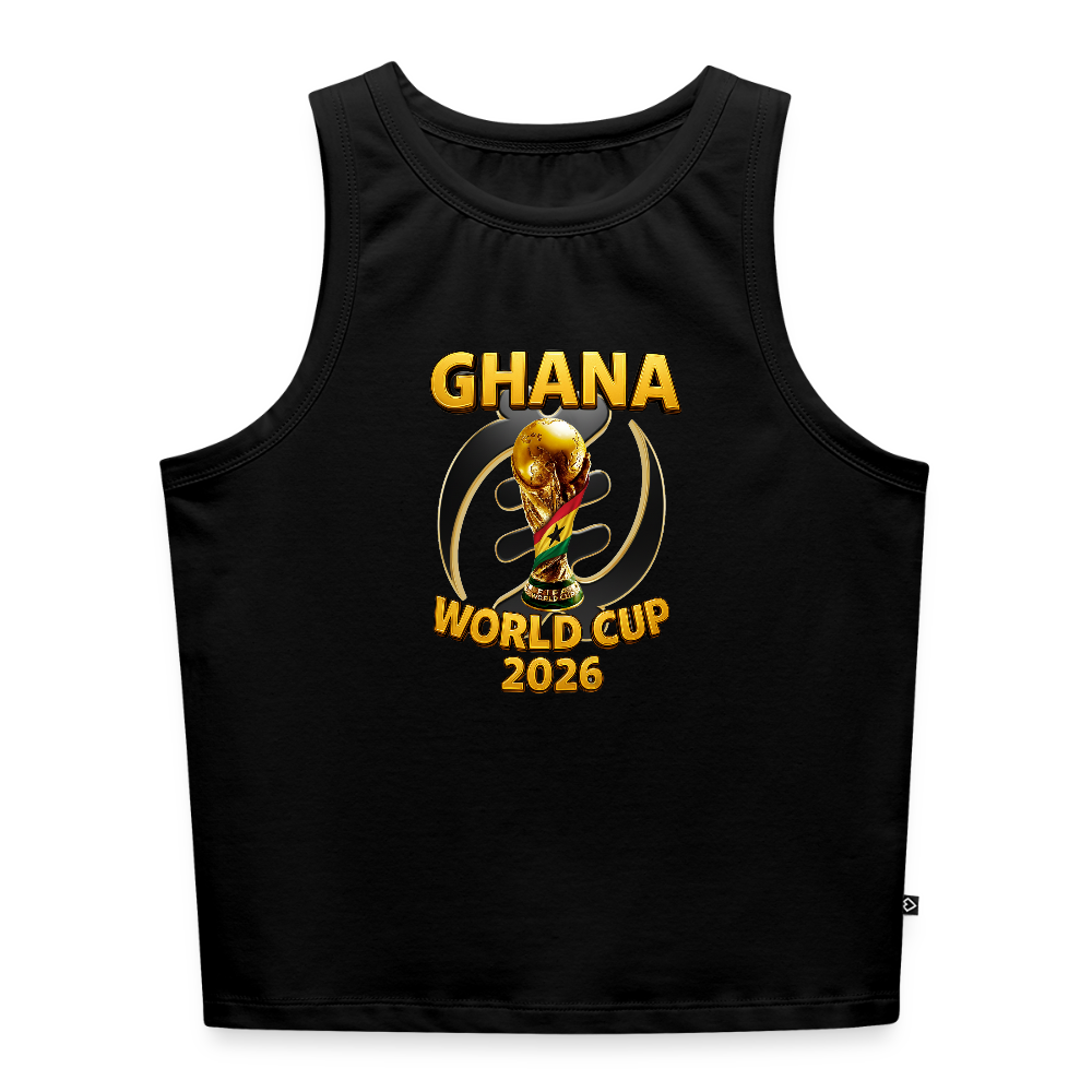 Star Queen Supporter Crop - black