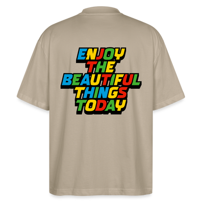 MH Oversized Unisex Organic T-shirt Blaster - stone