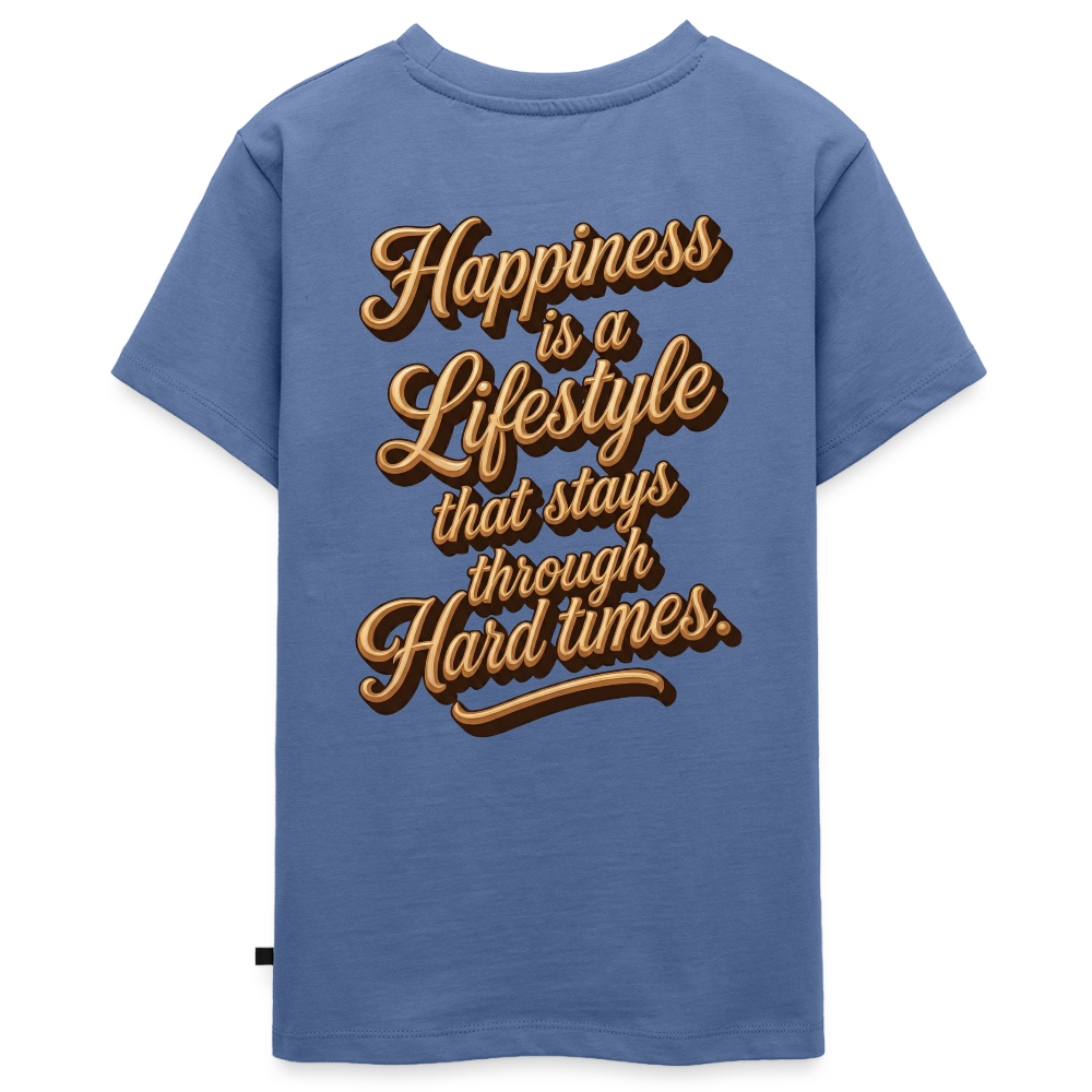 The 😄 Good Vibes Only Tee - stone blue