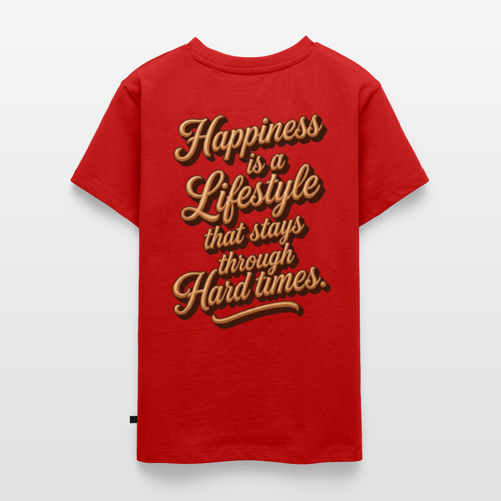 The 😄 Good Vibes Only Tee - red