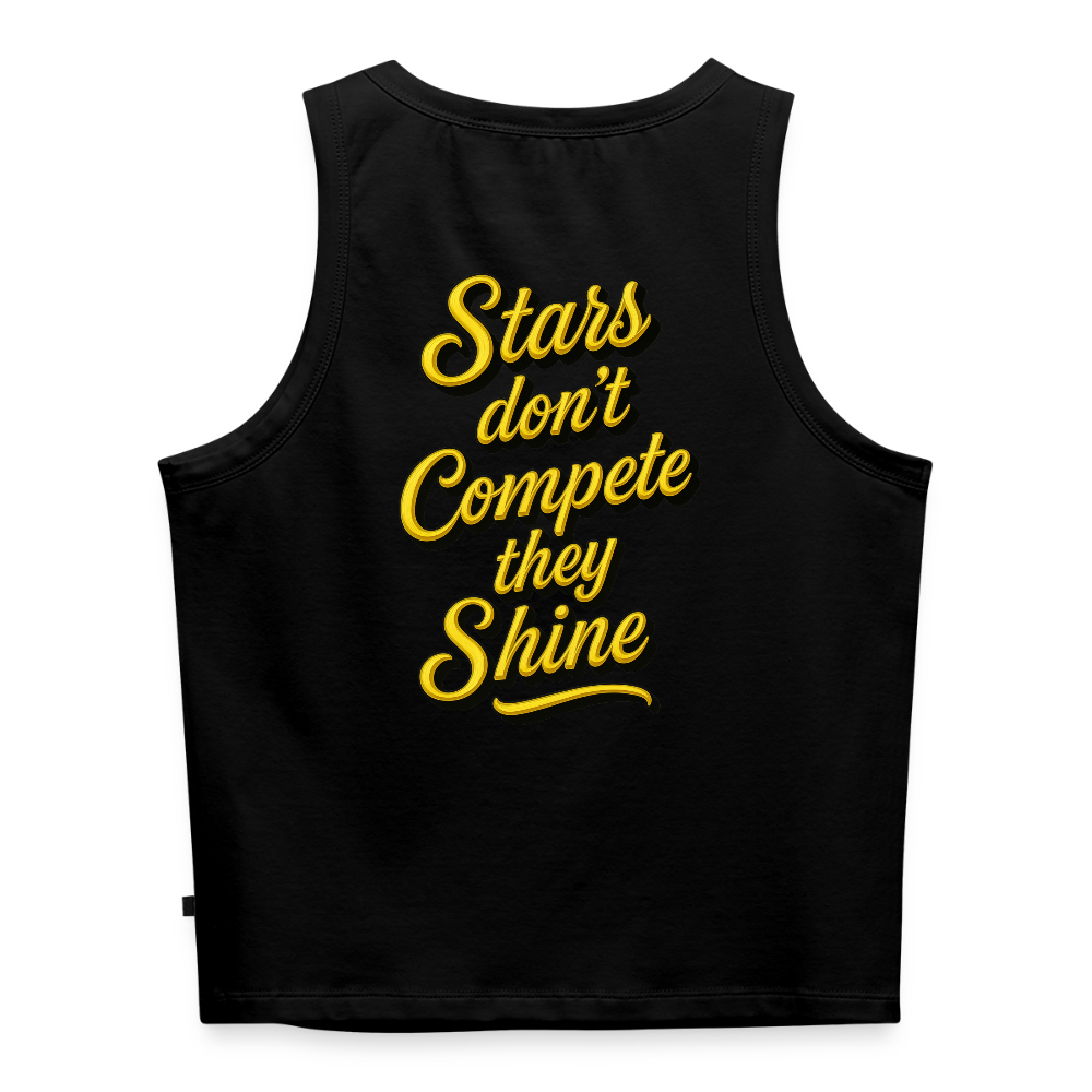Star Queen Supporter Crop - black
