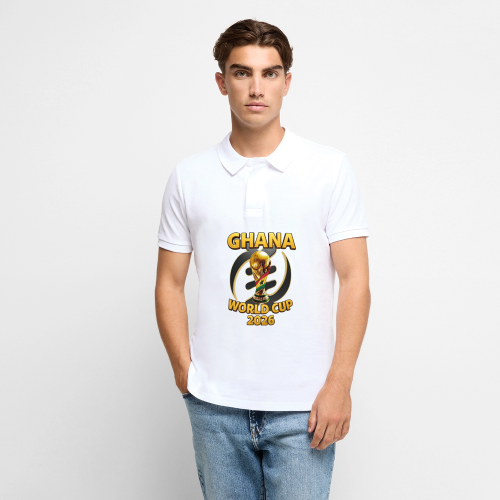 Black Stars Elite Polo - white