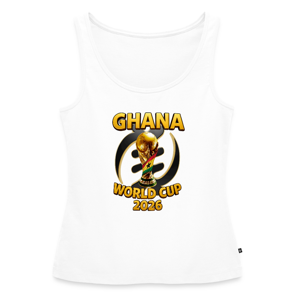 Black Stars Slay Tank - white