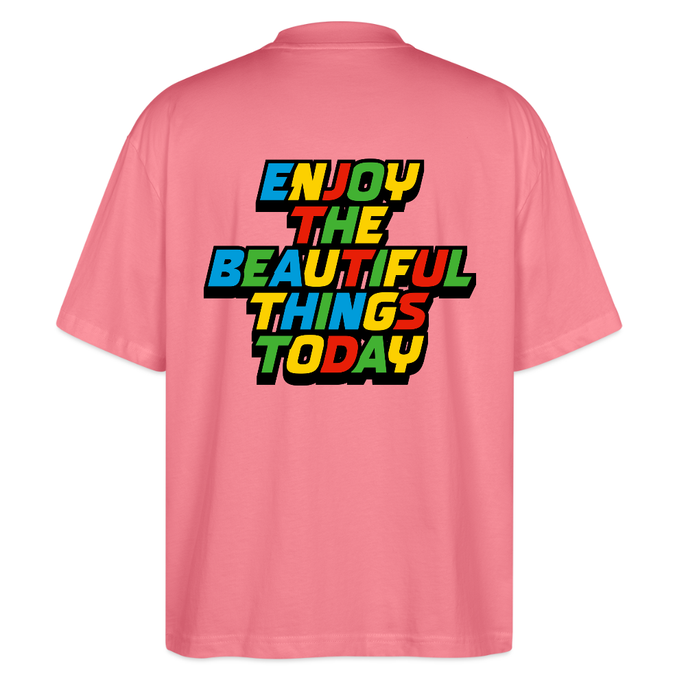 MH Oversized Unisex Organic T-shirt Blaster - pink joy 