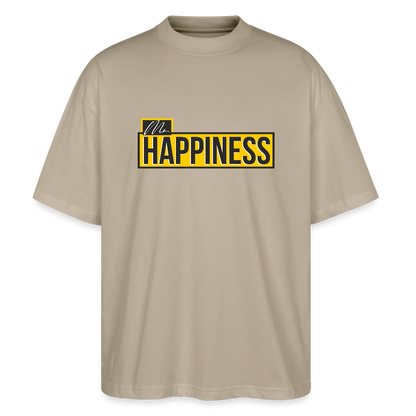 Oversized Unisex Organic T-shirt Blaster - stone
