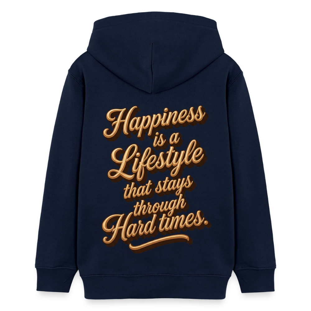 EcoVibe Teen Hoodie - navy