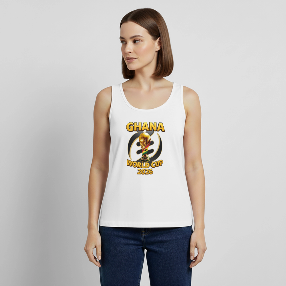 Black Stars Slay Tank - white