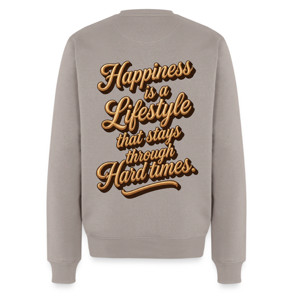 Happiness Premium Sweatshirt - taupe