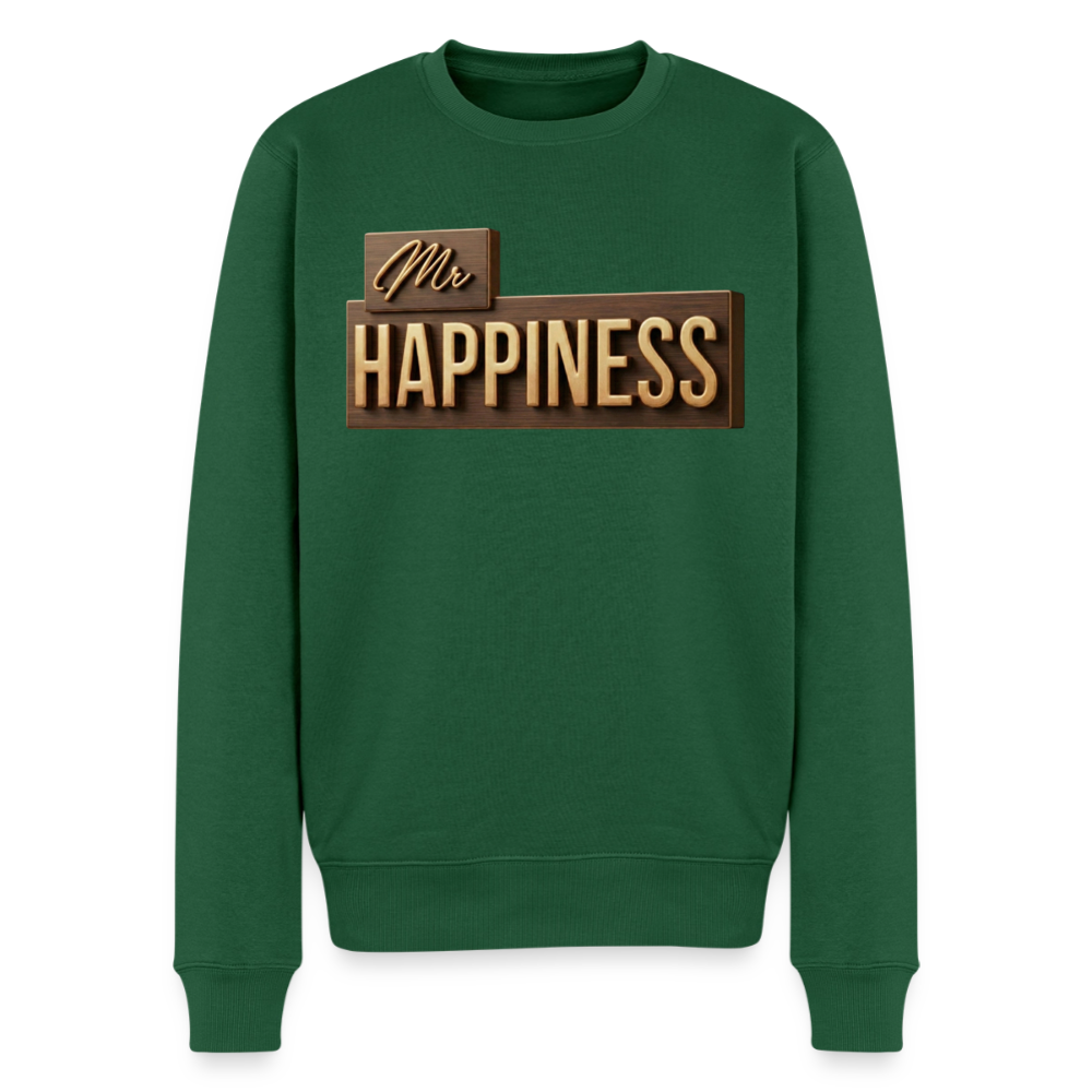 Happiness Premium Sweatshirt - bottle green