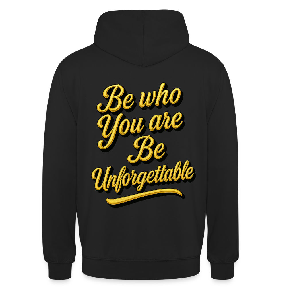 UNFORGET-ME Heavy Hoodie - black