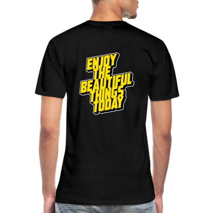 enjoytoday V-Neck T-Shirt - black