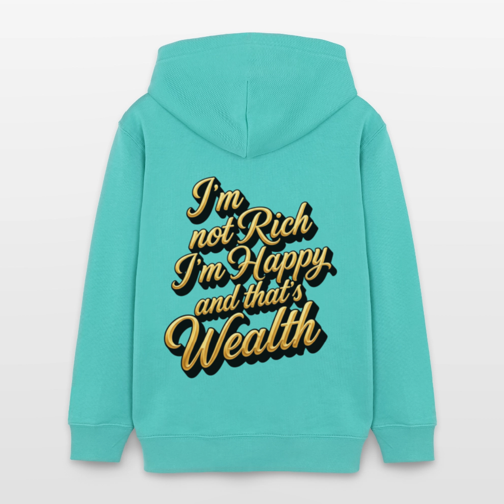 EcoVibe Teen Hoodie Original - pool blue