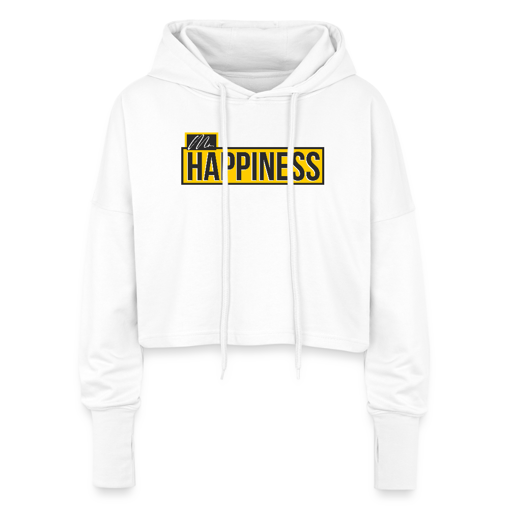 Cropped Women’s Hoodie - white