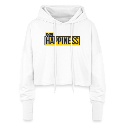 Cropped Women’s Hoodie - white