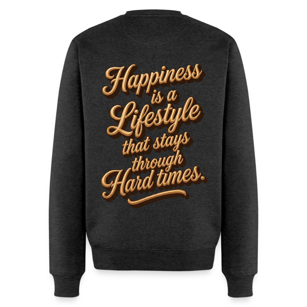 Happiness Premium Sweatshirt - heather anthracite
