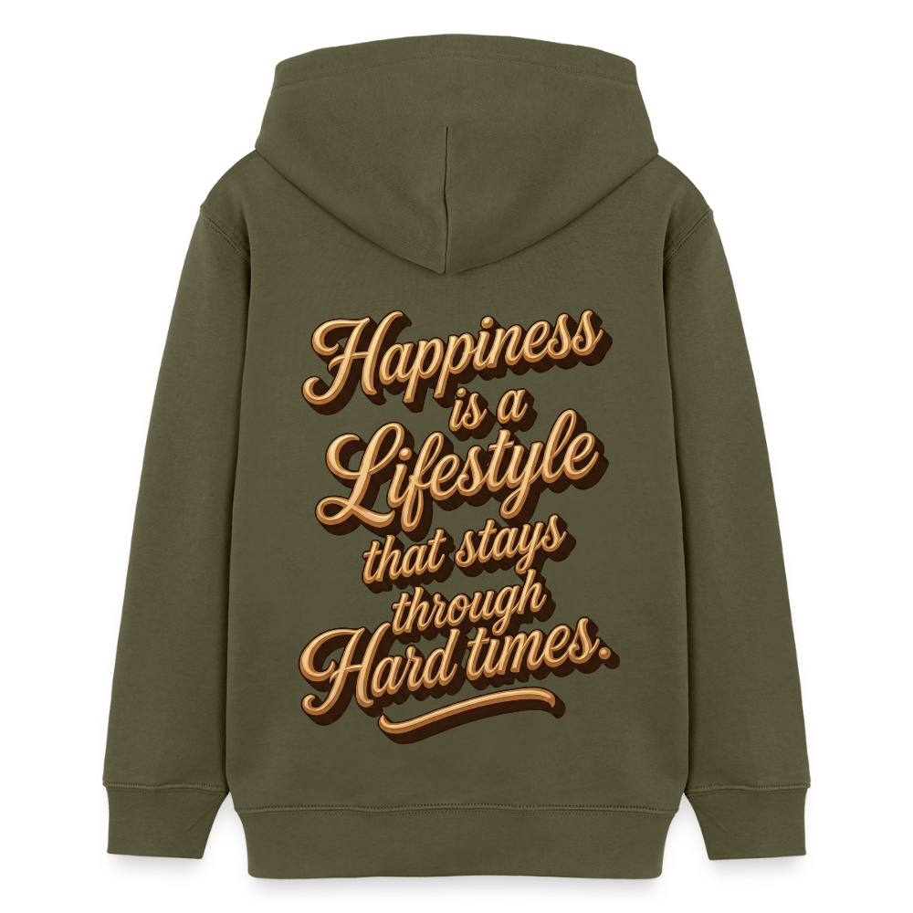 EcoVibe Teen Hoodie - khaki