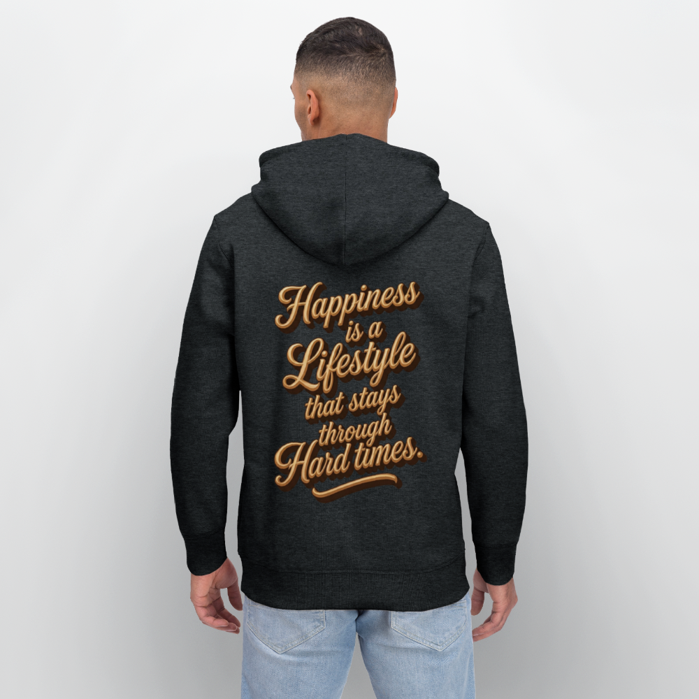 Beat Drop Hoodie - dark heather grey