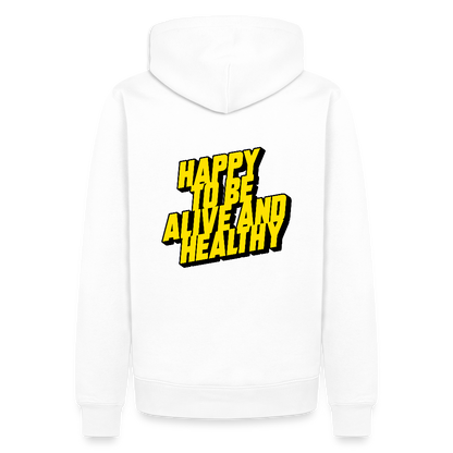 MH ALIVE Men’s Premium Hoodie (Europe ONLY) - white