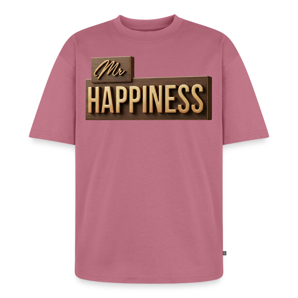 Cappuccino Oversized Organic Tee - mauve