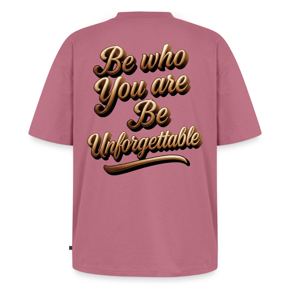 Cappuccino Oversized Organic Tee - mauve