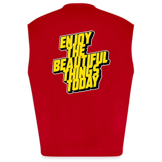 enjoytoday Oversized Tanktop - red