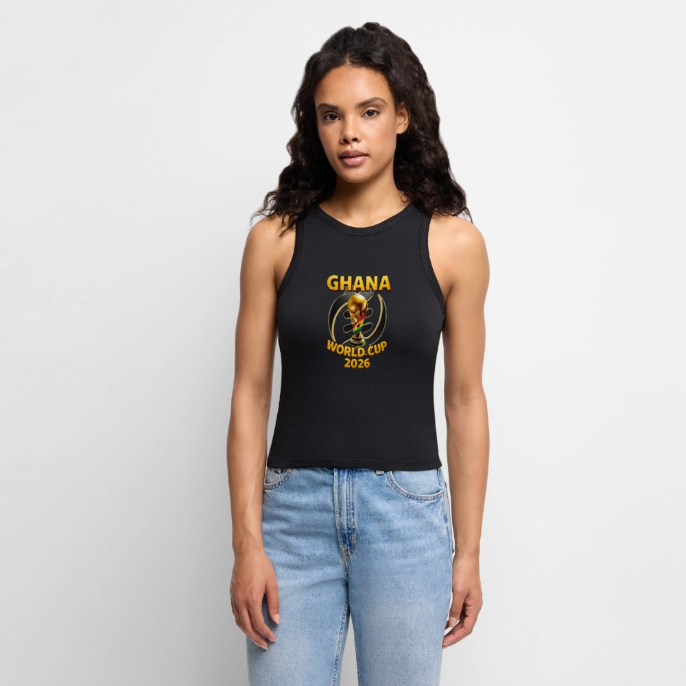 Star Queen Supporter Crop - black