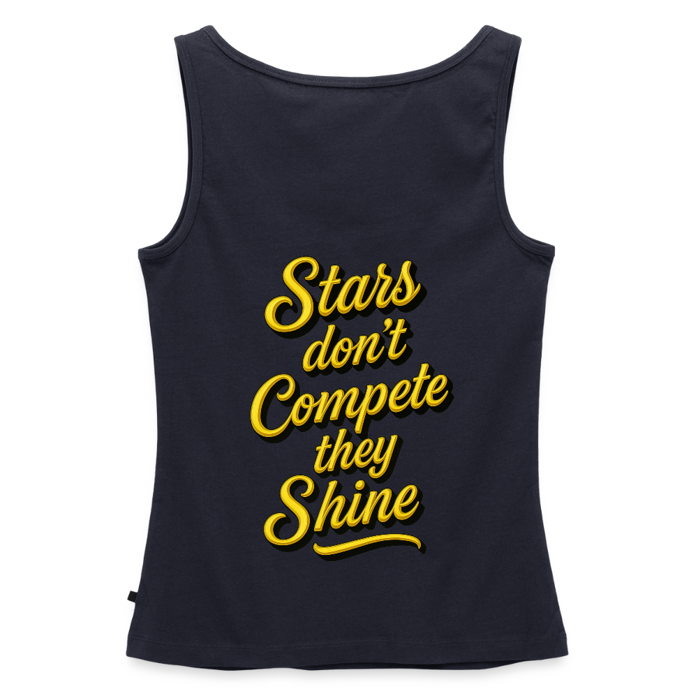 Black Stars Slay Tank - navy