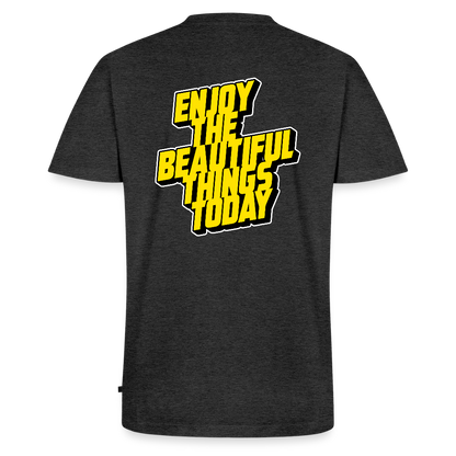 enjoybeautiful V-neck - heather anthracite