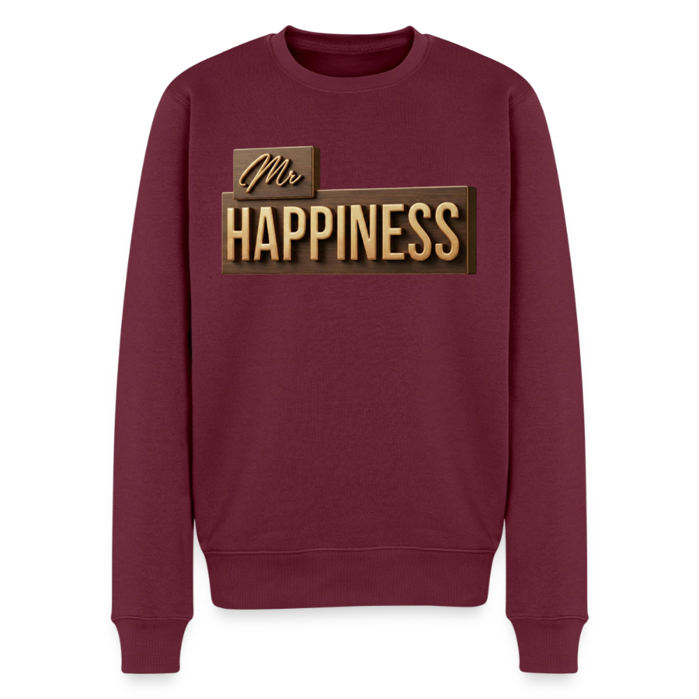 Happiness Premium Sweatshirt - burgundy