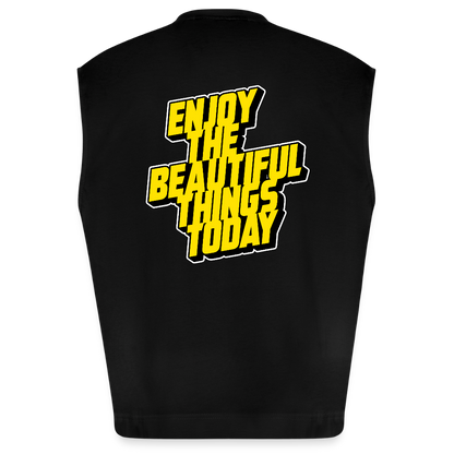 enjoytoday Oversized Tanktop - SOLID BLACK