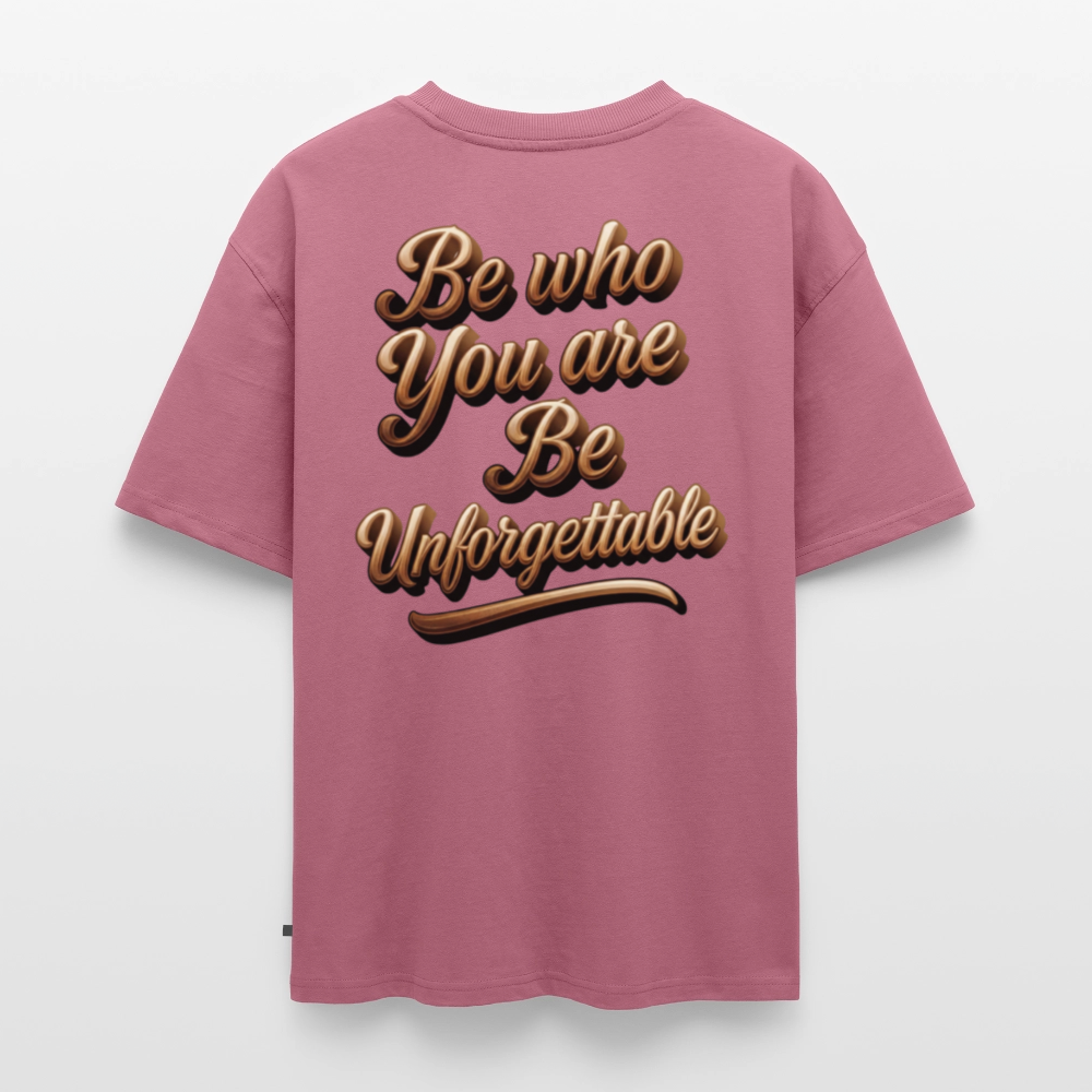 Cappuccino Oversized Organic Tee - mauve