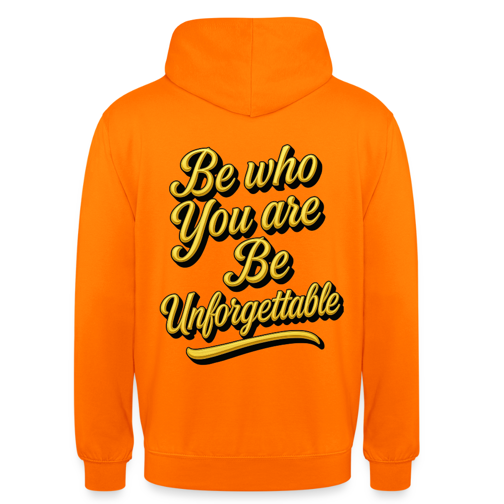 UNFORGET-ME Heavy Hoodie - orange