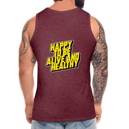 MH ALIVE Premium Tank Top (Europe ONLY) - heather burgundy