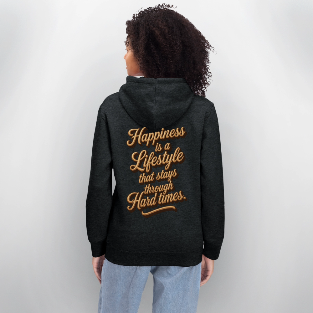 Beat Drop Hoodie - dark heather grey