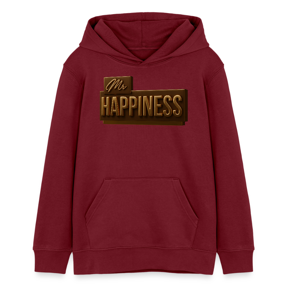 EcoVibe Teen Hoodie - burgundy