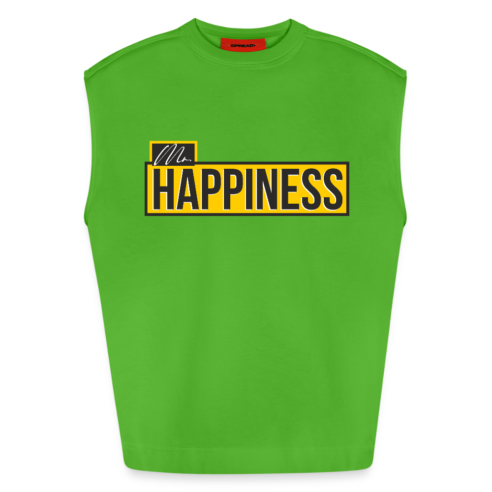 Heavyweight Oversized Organic Tank Top - Apple Neon