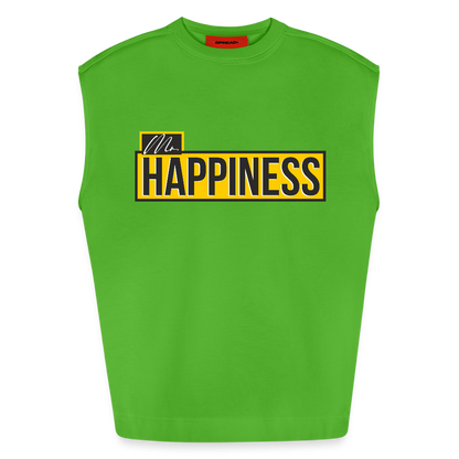 Heavyweight Oversized Organic Tank Top - Apple Neon